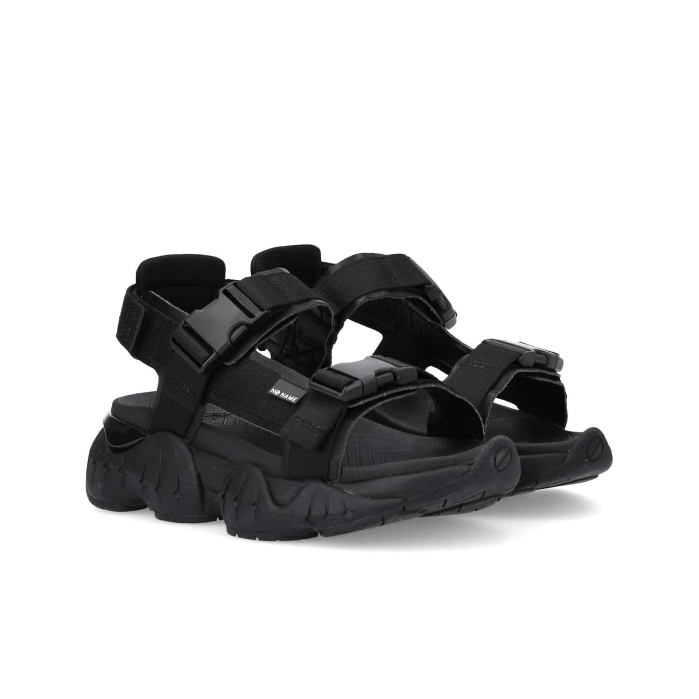 KRAZEE SANDALE W - NAPPA/NYLON STR - BLACK/BLACK